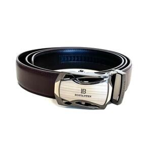 Bostanten Leather Mens Belt Size 50 Brown Classic Office Work Business Casual